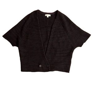 Nordstrom Collection Cardigan Sweater 100% Cashmere Short Sleeve Women’s Medium